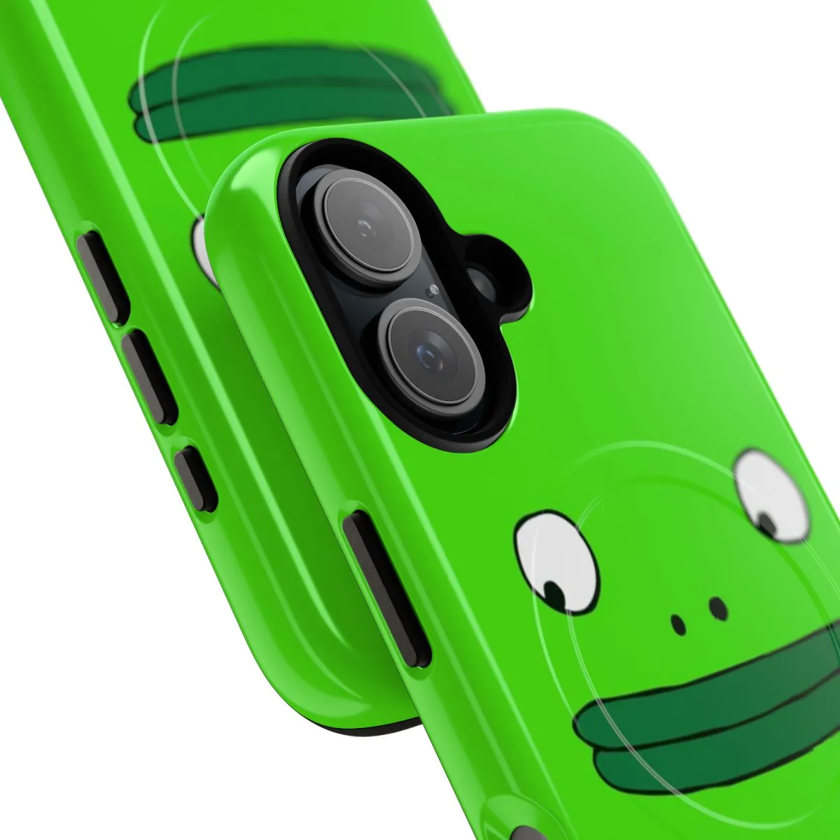 Cartoon Frog Smiling Face Magnetic Tough Phone Case