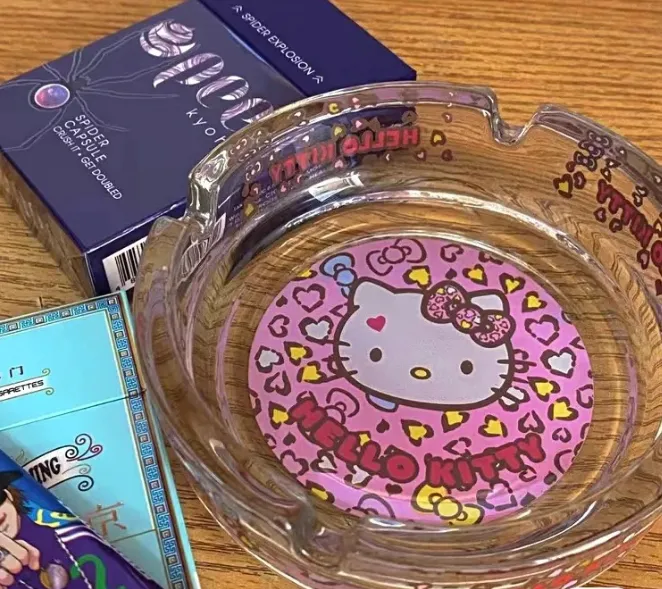 Cartoon Glass Ashtray