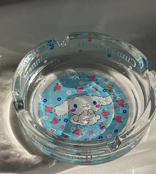 Cartoon Glass Ashtray