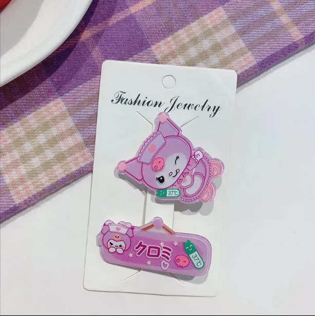 Cartoon Hair clip Set Doctor Design