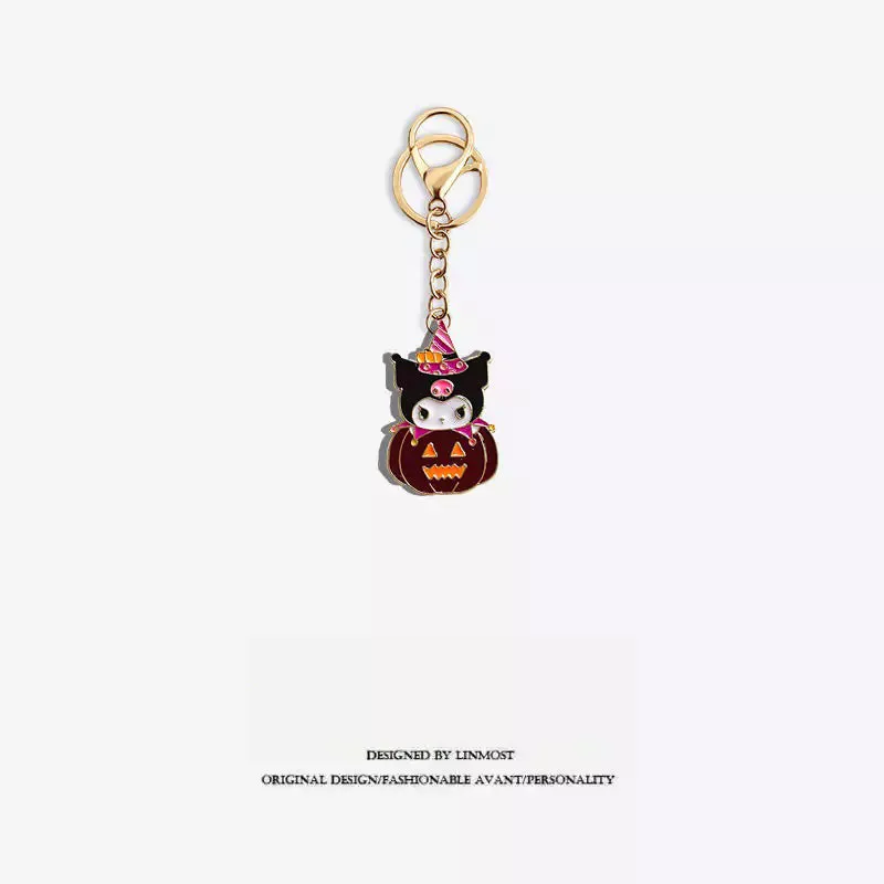 Cartoon Halloween Keychain Set