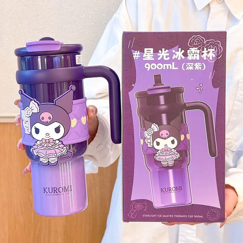 Cartoon Insulated Bottle Dual Drink 900ml