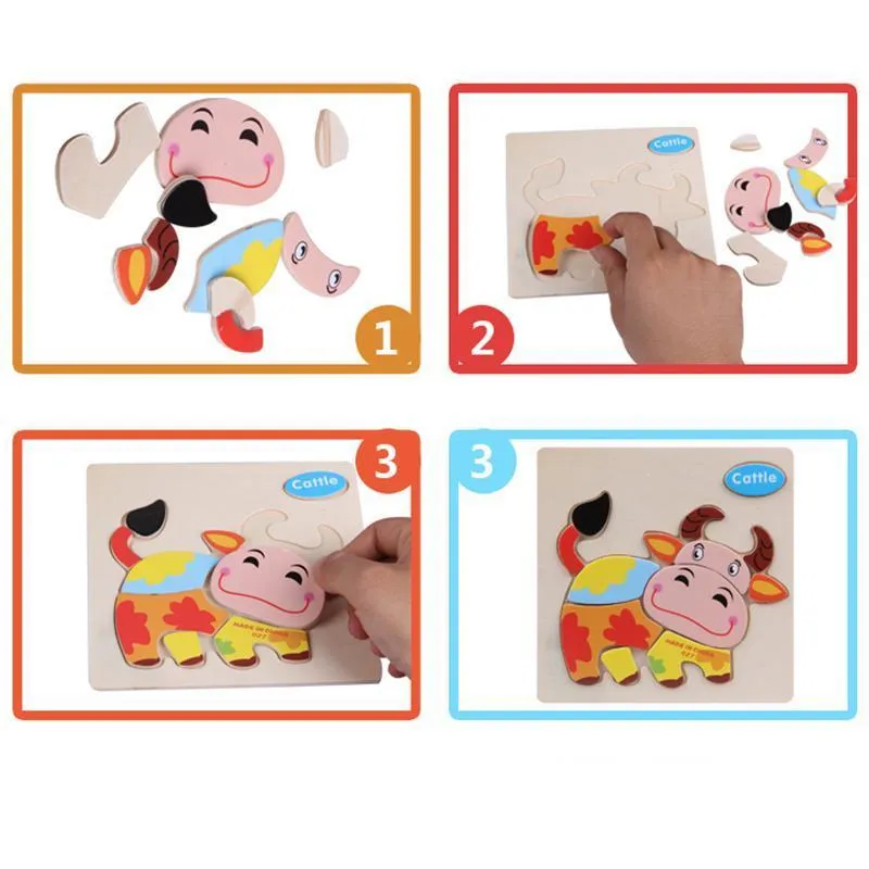 Cartoon Matching Shape Puzzle