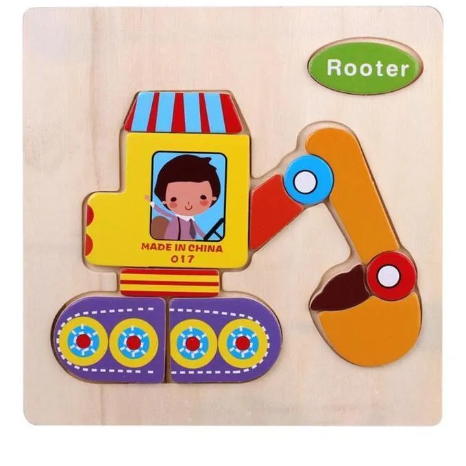 Cartoon Matching Shape Puzzle