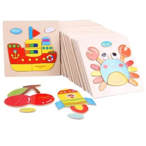 Cartoon Matching Shape Puzzle