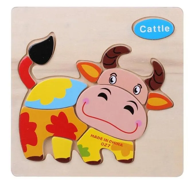 Cartoon Matching Shape Puzzle