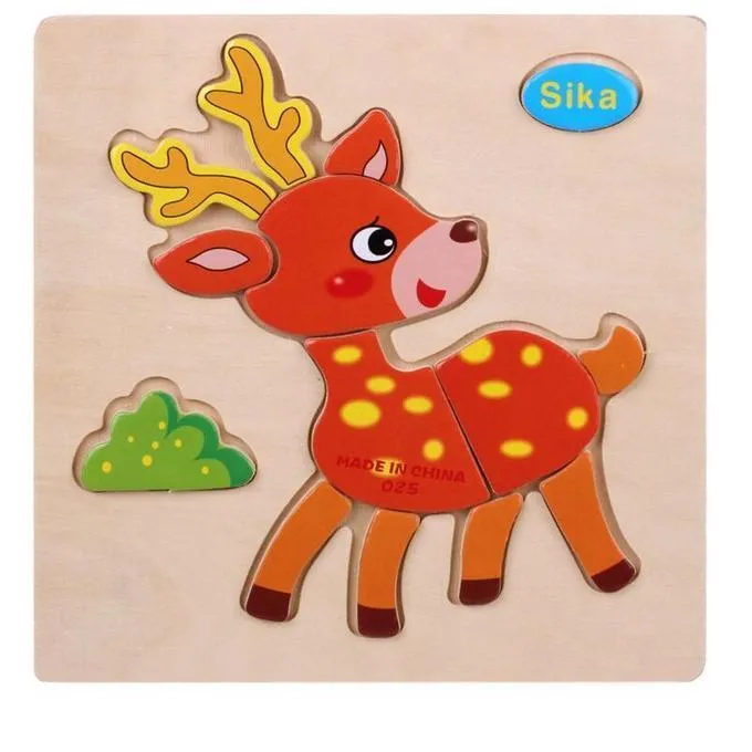 Cartoon Matching Shape Puzzle