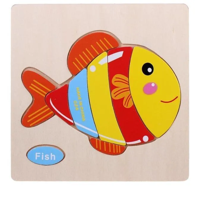 Cartoon Matching Shape Puzzle