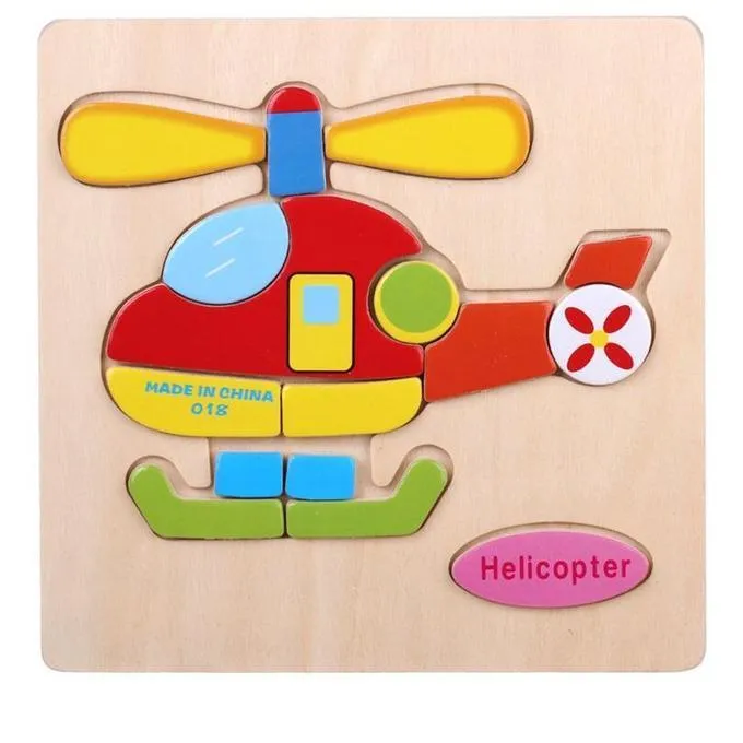 Cartoon Matching Shape Puzzle