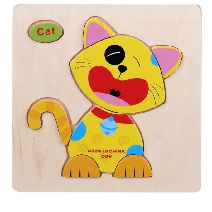 Cartoon Matching Shape Puzzle
