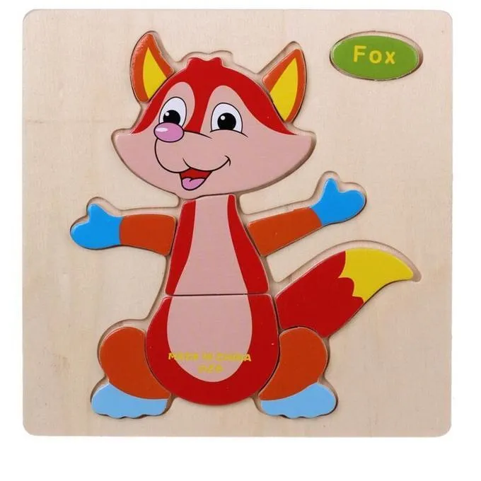 Cartoon Matching Shape Puzzle