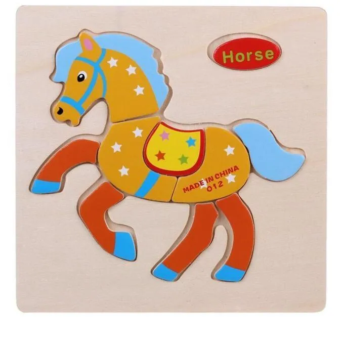 Cartoon Matching Shape Puzzle