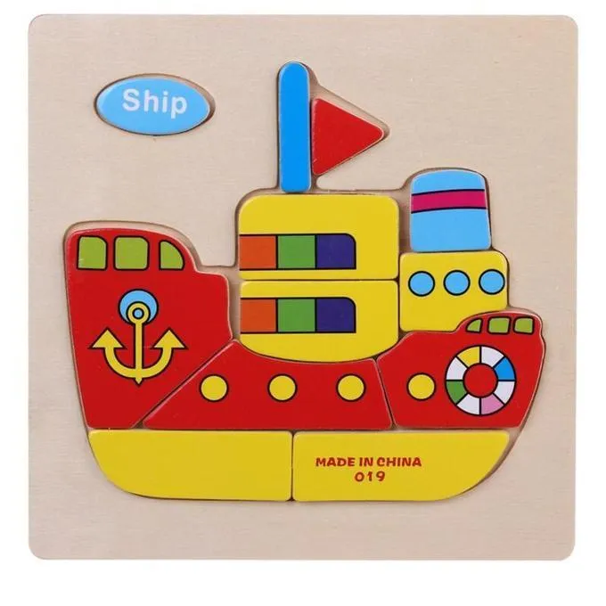 Cartoon Matching Shape Puzzle