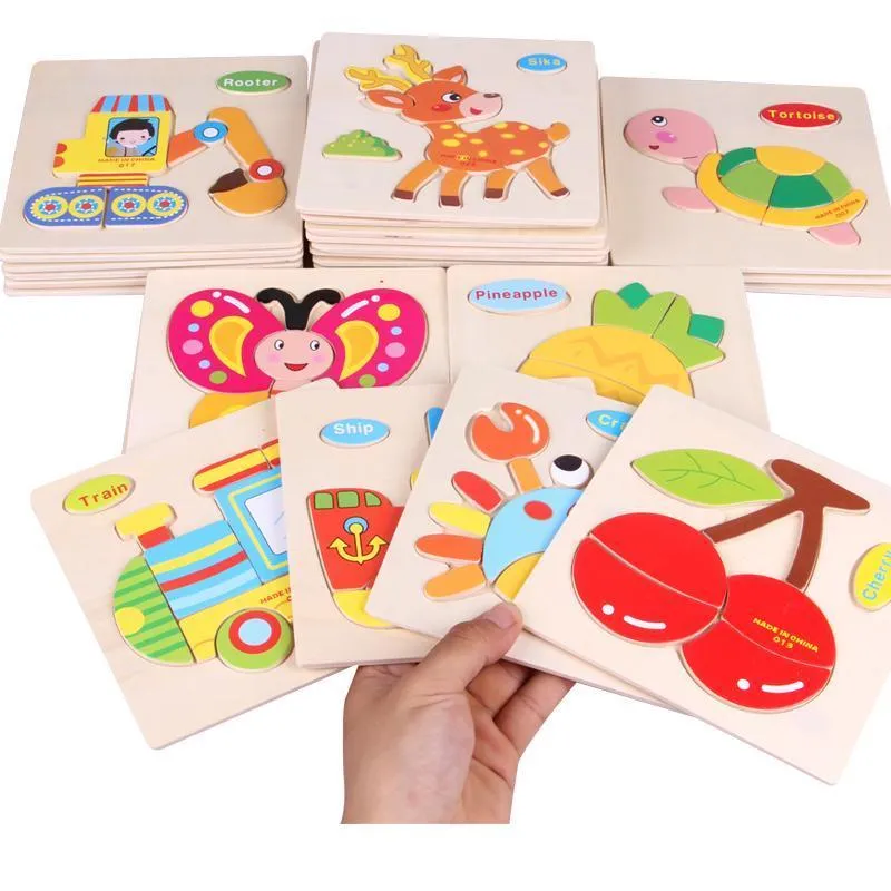 Cartoon Matching Shape Puzzle