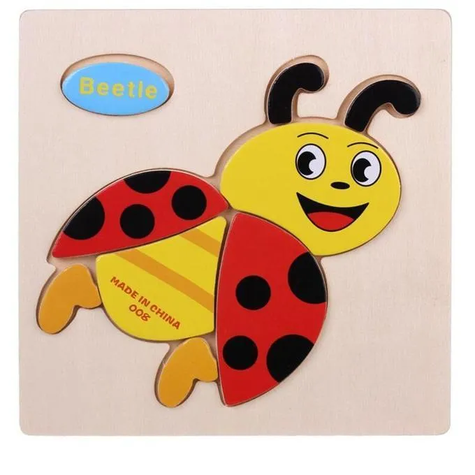 Cartoon Matching Shape Puzzle