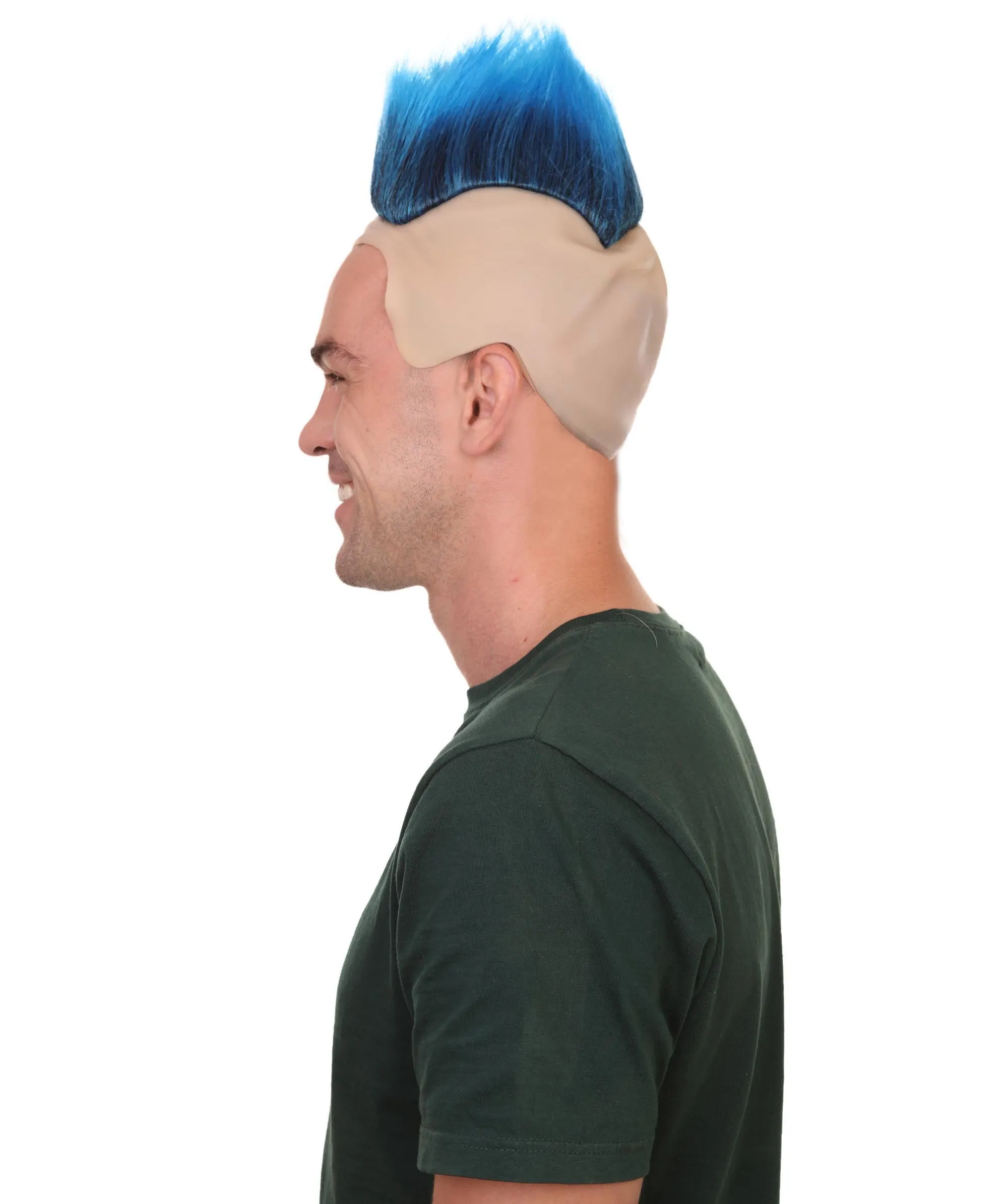 Cartoon Mens Wig | Blue Cosplay Halloween Wig