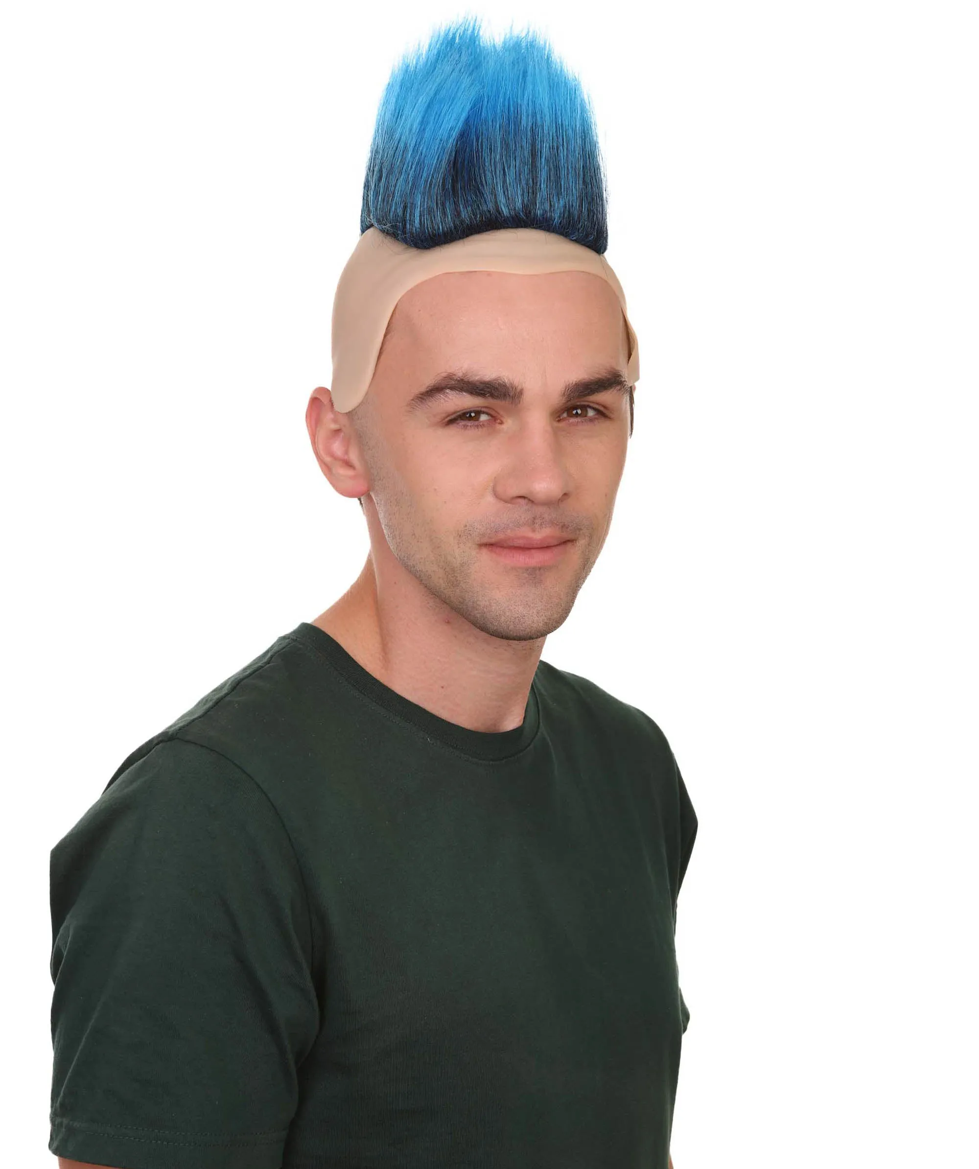 Cartoon Mens Wig | Blue Cosplay Halloween Wig