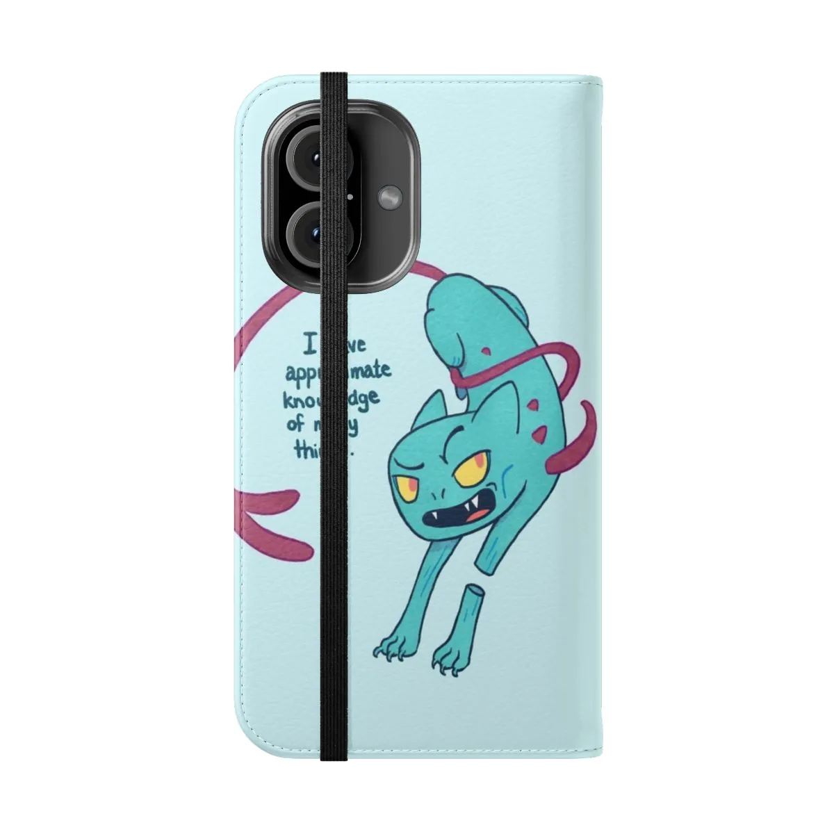Cartoon Network-Inspired Cat Flip Cover Phone Case