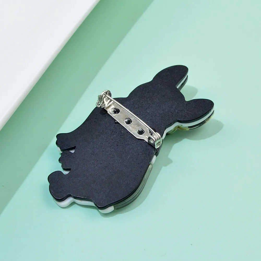 Cartoon Pet Dog Brooches Cute Animal Acrylic Brooch