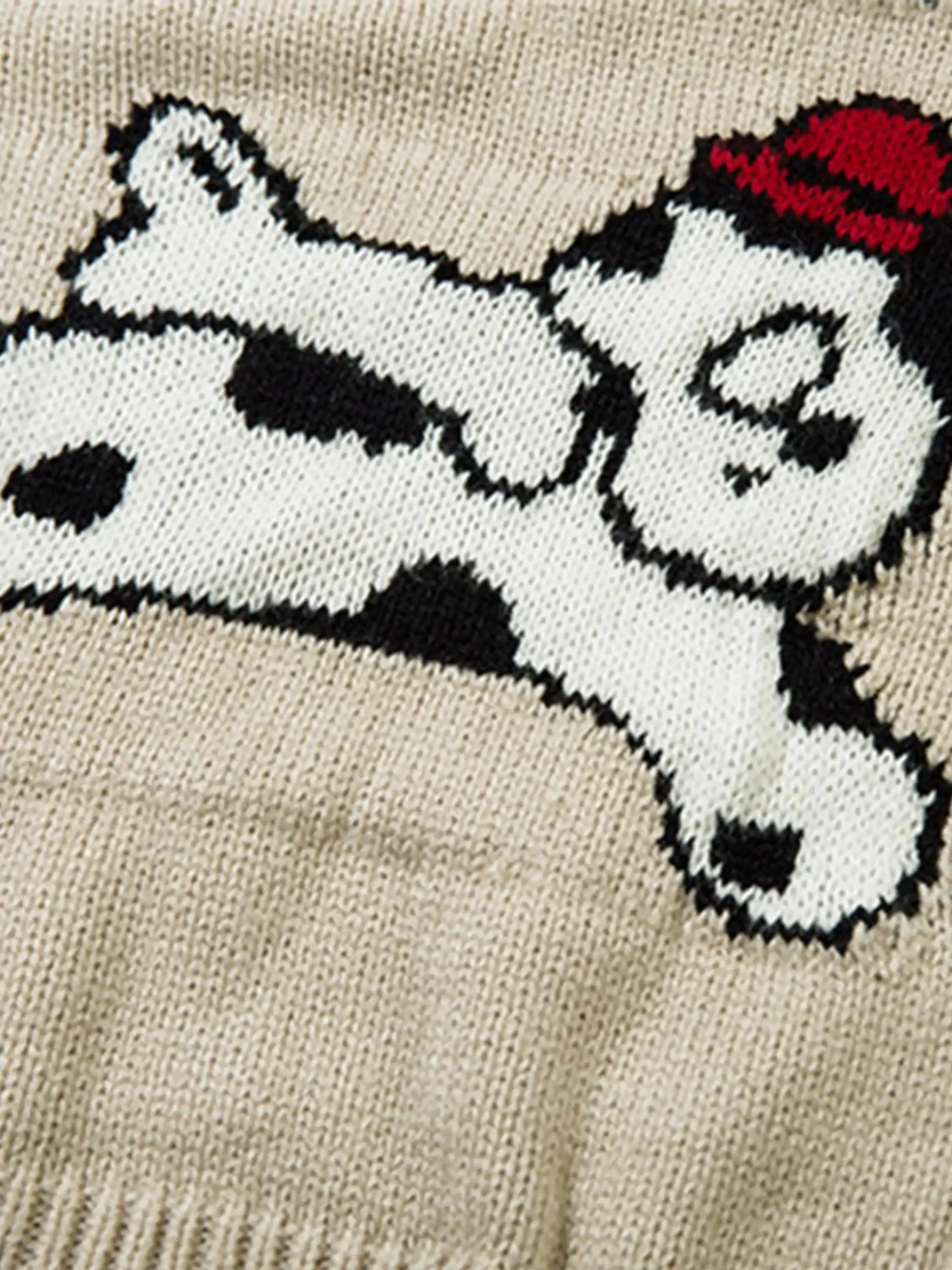 Cartoon Pets Knitted Cardigan