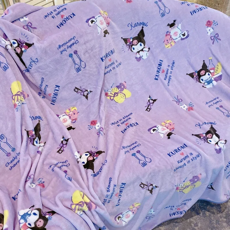 Cartoon Plush Warm Blanket - Teeny