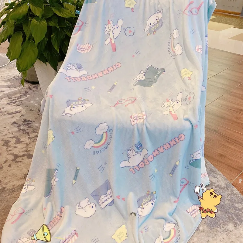 Cartoon Plush Warm Blanket - Teeny