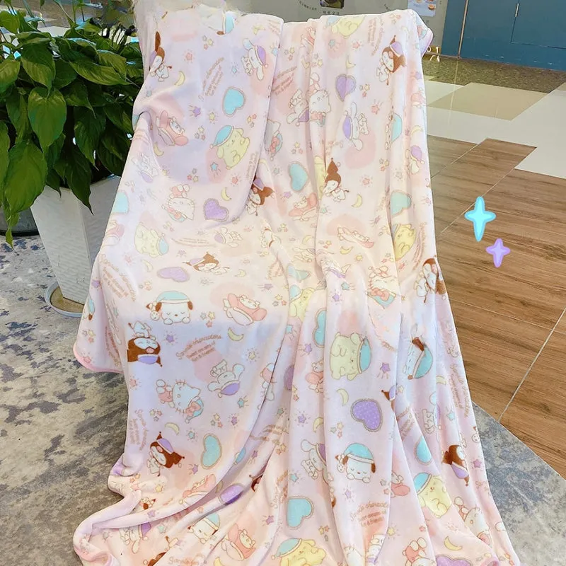 Cartoon Plush Warm Blanket - Teeny