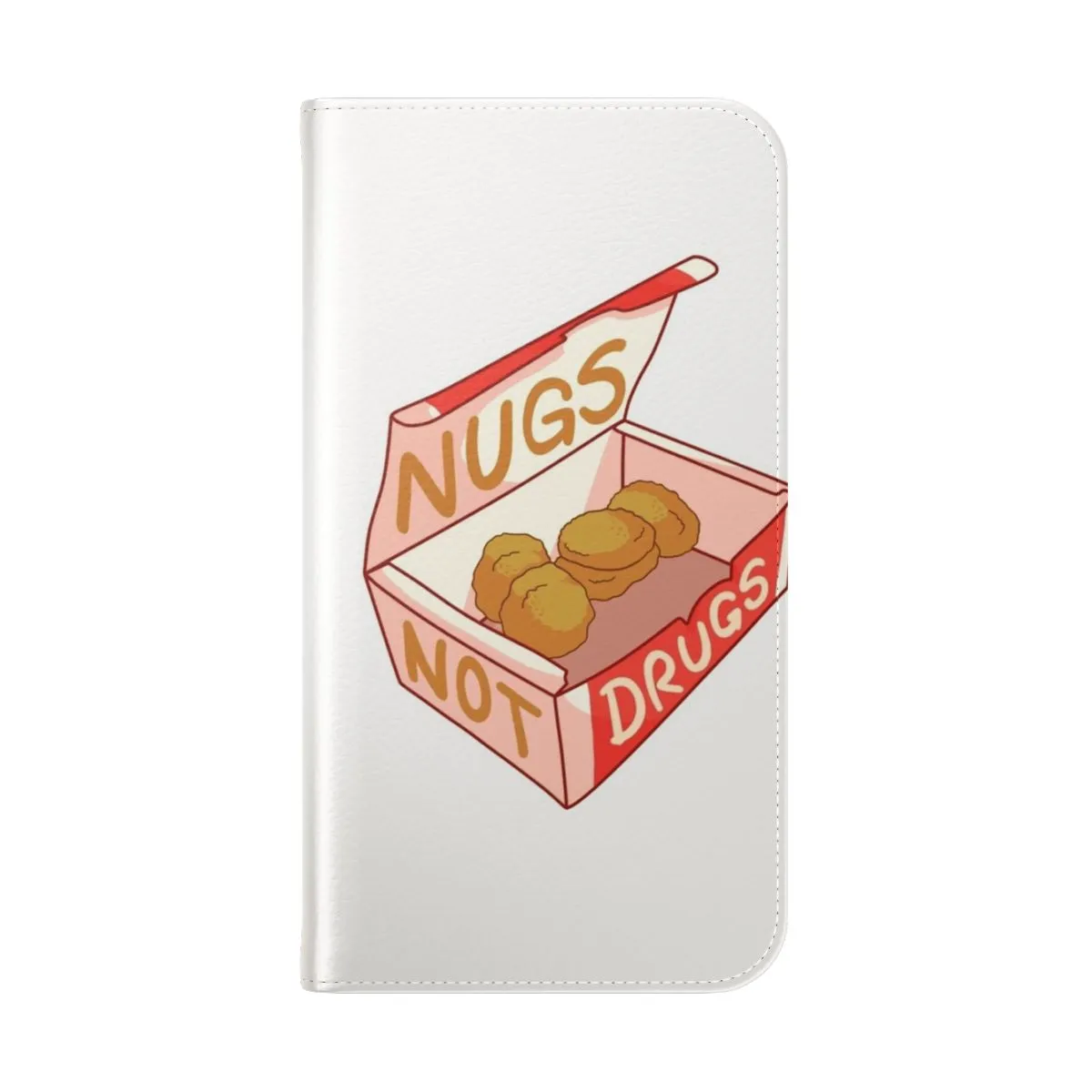 Cartoon "Nuggets" Themed Flip Cover Phone Case