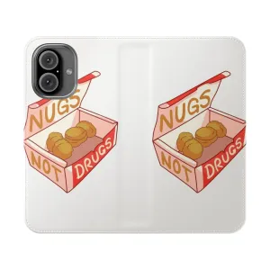 Cartoon "Nuggets" Themed Flip Cover Phone Case