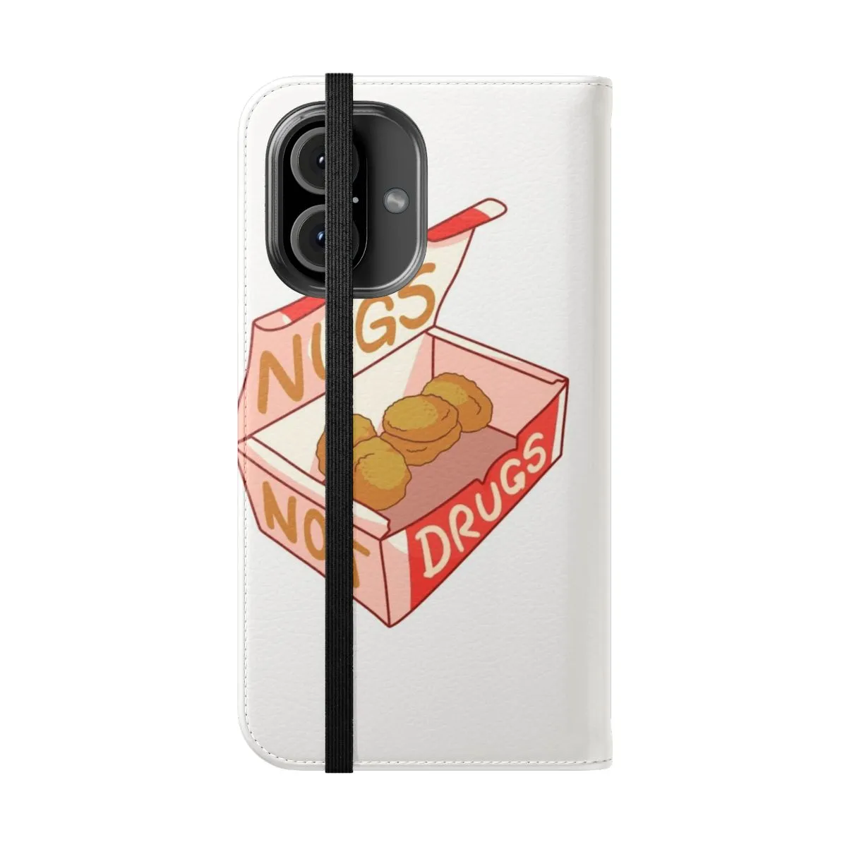 Cartoon "Nuggets" Themed Flip Cover Phone Case