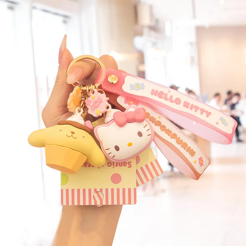 Cartoon Snack Keychain