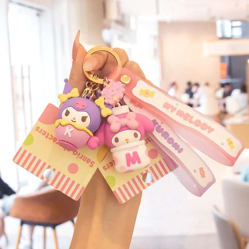 Cartoon Snack Keychain
