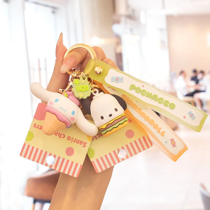 Cartoon Snack Keychain