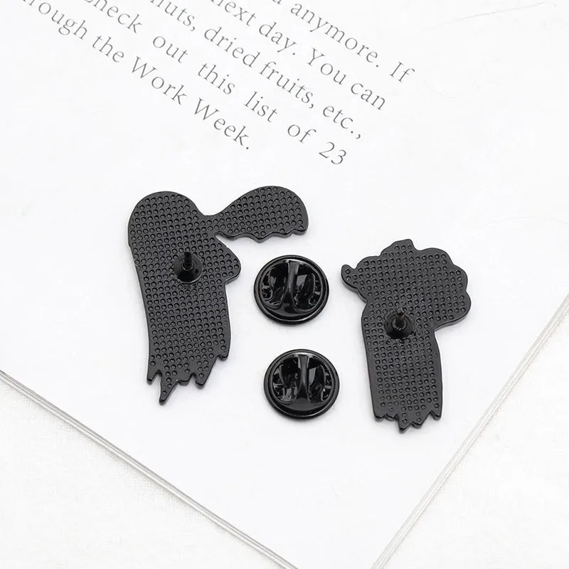 Cartoon Style Ghost Alloy Stoving Varnish No Inlaid Unisex Brooches