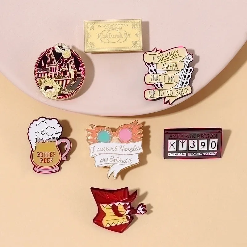 Cartoon Style Pin Cartoon Alloy Stoving Varnish Unisex Brooches