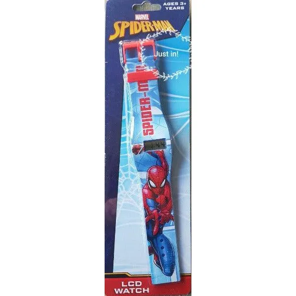 Cartoon Superhero Watch - LCD Screen Disney Marvel