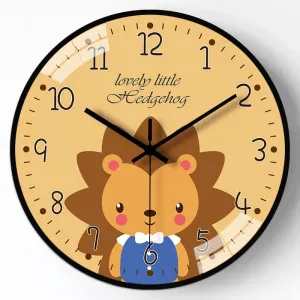 Cartoon Wall Clock 8/12 Inch Modern Design For Kids Room Or A Gift
