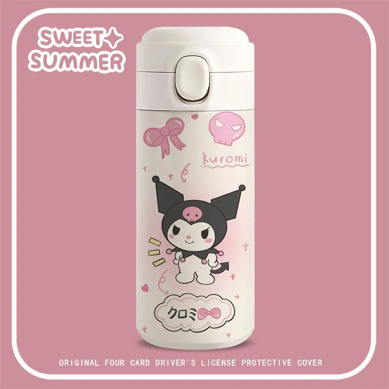 Cartoon White Water Bottle