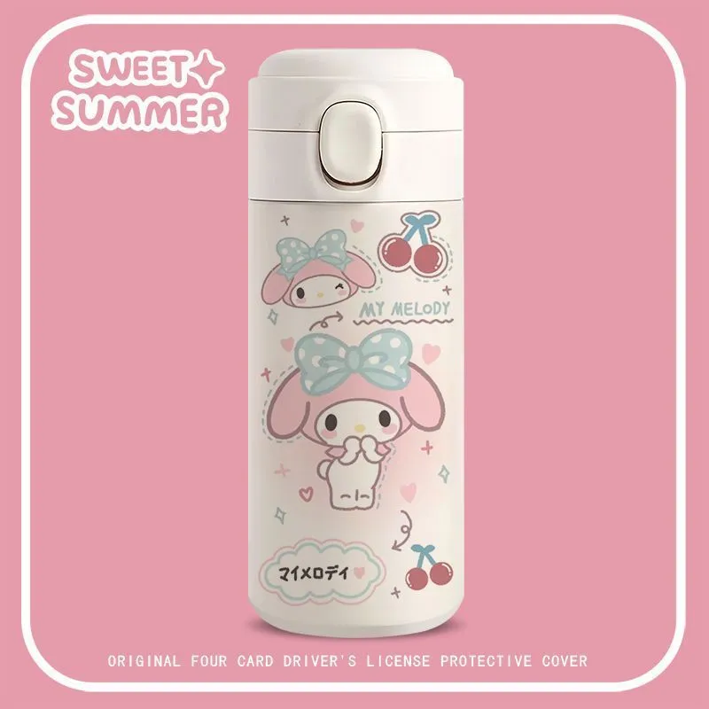 Cartoon White Water Bottle