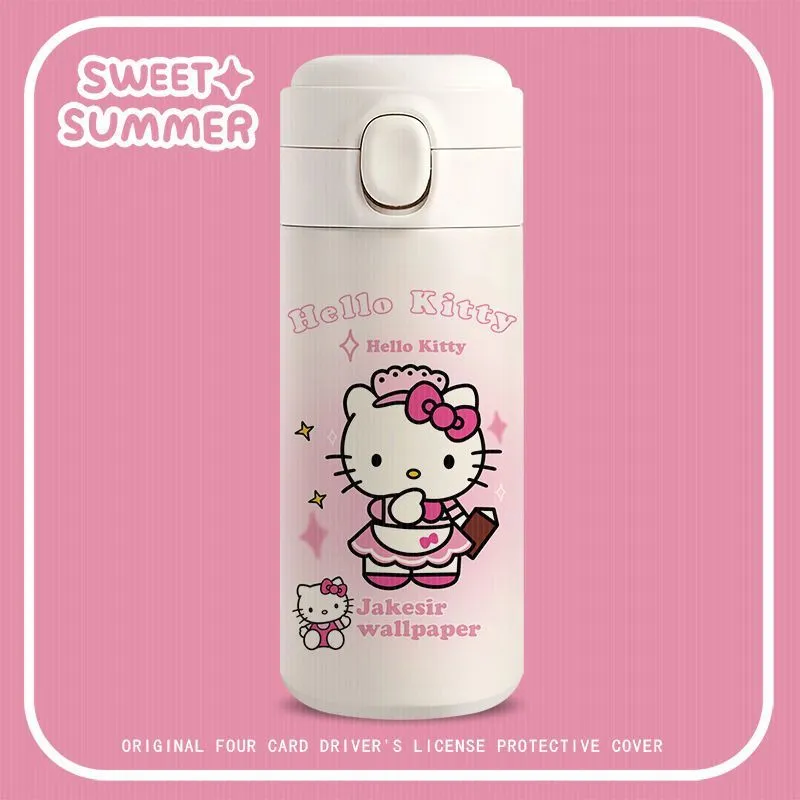 Cartoon White Water Bottle