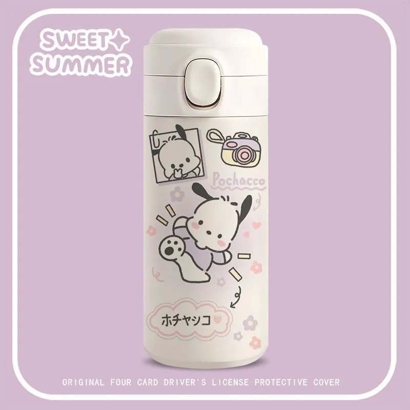 Cartoon White Water Bottle
