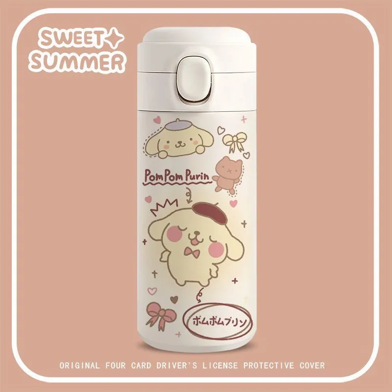 Cartoon White Water Bottle