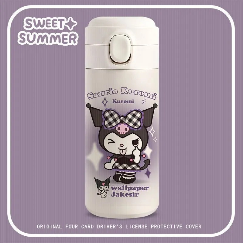 Cartoon White Water Bottle