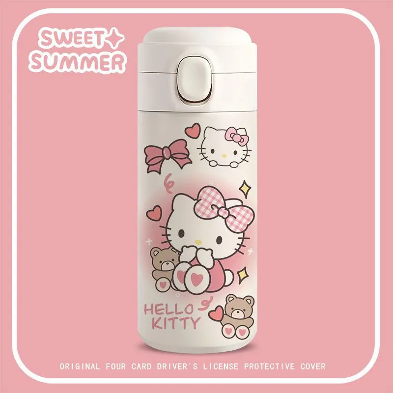 Cartoon White Water Bottle