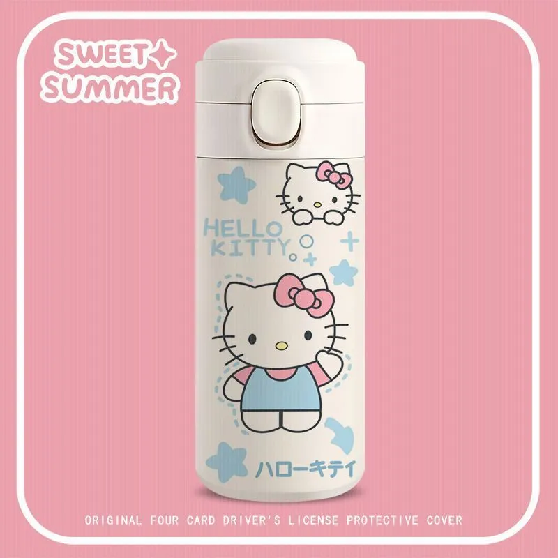 Cartoon White Water Bottle