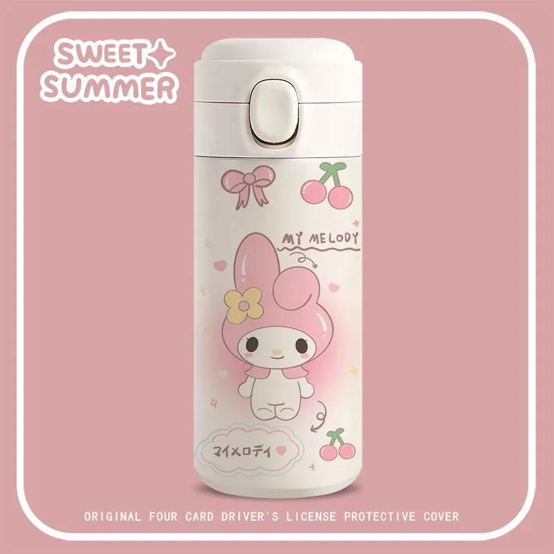 Cartoon White Water Bottle