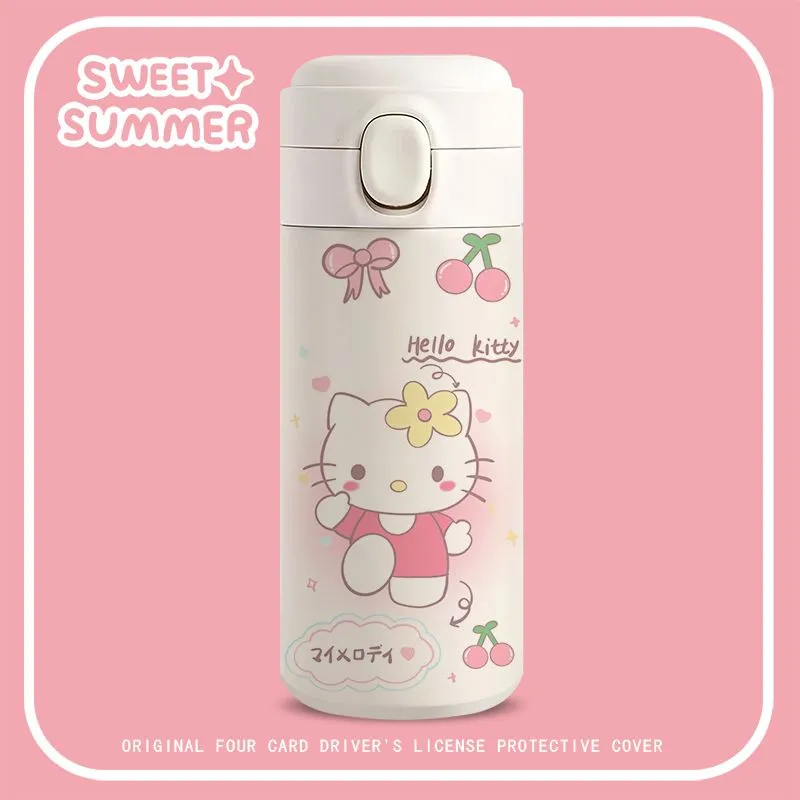 Cartoon White Water Bottle