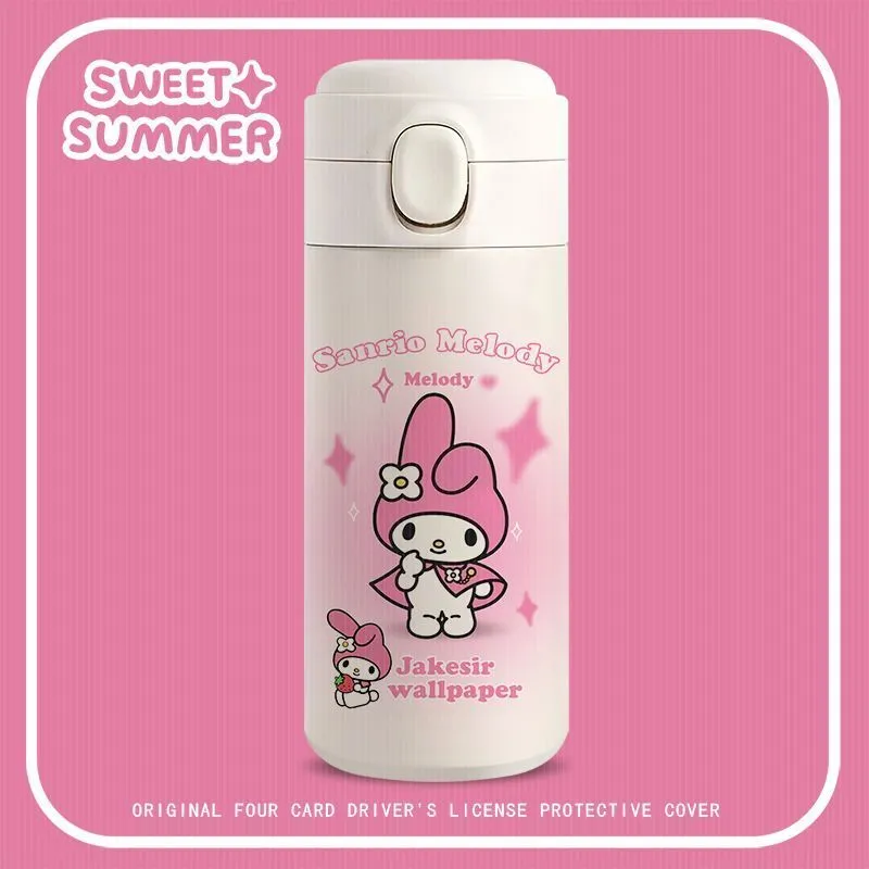 Cartoon White Water Bottle