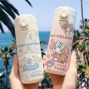 Cartoon White Water Bottle
