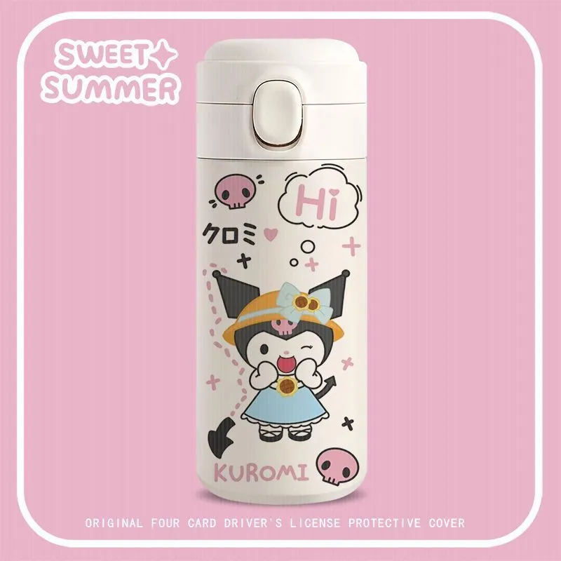 Cartoon White Water Bottle